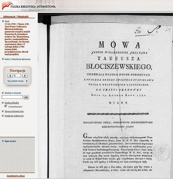 Plik:Mowa Tadeusza Blociszewskiego generala I.jpg